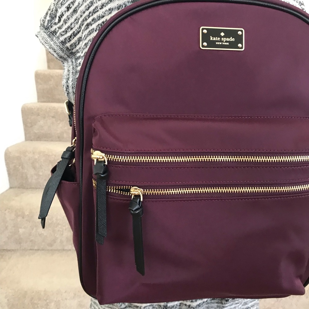 Kate spade Bradley Wilson Road Plum Backpack - Picture 2 of 6
